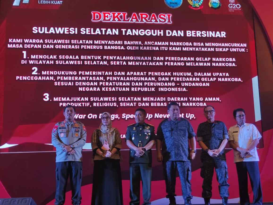 Kepala BNN RI Dukung Program Forkompinda Makassar