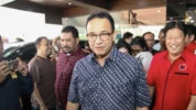 Bakal Calon Gubernur DKI Jakarta Anies Baswedan Berkunjung Ke Kantor DPD PDI P Jakarta Bahas Pilkada Jakarta 2024