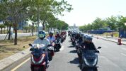 60 Bikers Komunitas Honda PCX Meriahkan City Rolling Convoy Merdeka.