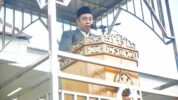 Bupati Maros Saat Beri Sambutan Saat Pelaksanaan Salat Idul Fitri 1444 H