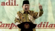 Presiden RI Prabowo Subianto Saat Berpidato Dalam Pembukaan Sidang Tanwir dan Milad Ke-112 Muhammadiyah