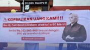 warga laporkan putri dakka ke polres palopo terkait kasus penipuan umrah subsidi 169