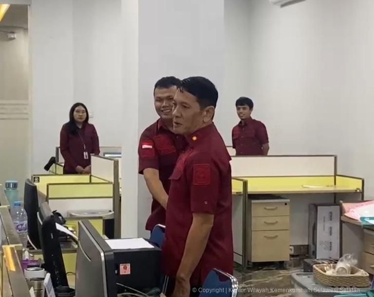 Hari Pertama Basmal Berkantor Sebagai Kakanwil, Ini Pesannya Kepada Pegawai!