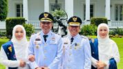 Bupati Luwu Utara Andi Abdullah Rahim dan Wakil Bupati Luwu Utara Jumail Mappile Saat Pelantikan Kepala Daerah