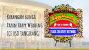 Toko Bunga Papan Wedding ICE BSD Tangerang