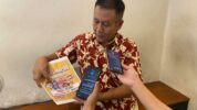 Servis Manager Area Sulselbar PT SJAM, I Ketut Suastika Saat Memaparkan Promo 'Meilimpah'