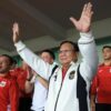 Presiden RI Prabowo Subianto Saat Menyaksikan Pertandingan Timnas Indonesia Lawan Bahrain Dalam Putaran Ketiga Kualifikasi Piala Dunia 2026 Zona Asia