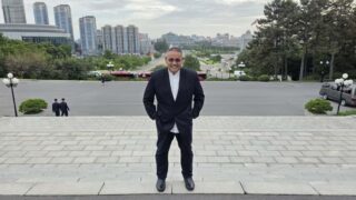 Direktur Geopolitik GREAT Institute sekaligus Ketua Perhimpunan Persahabatan Indonesia–Republik Rakyat Demokratik Korea (RRDK), Dr. Teguh Santosa