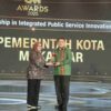 Pemkot Makassar Raih Penghargaan Nasional Atas Inovasi Smart City dan Layanan Publik Terintegrasi